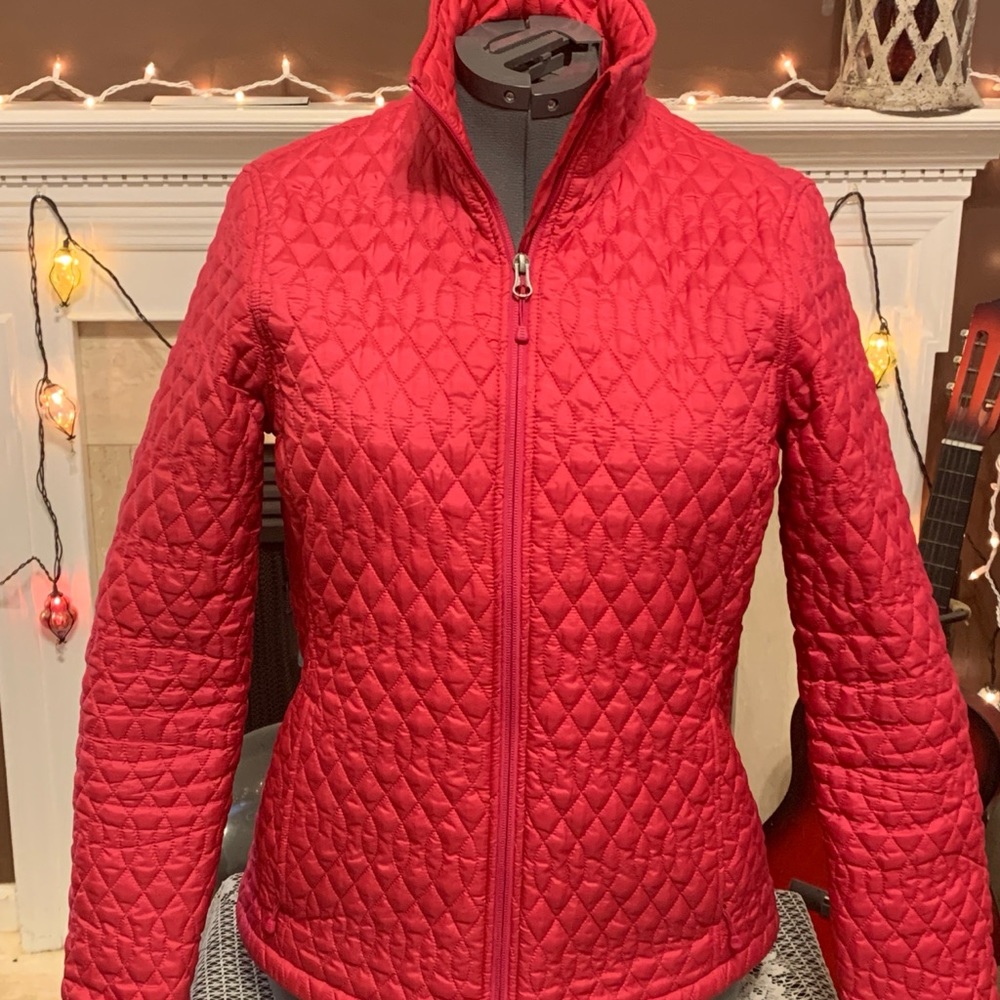 Pink Lands End Women’s Quilted Jacket